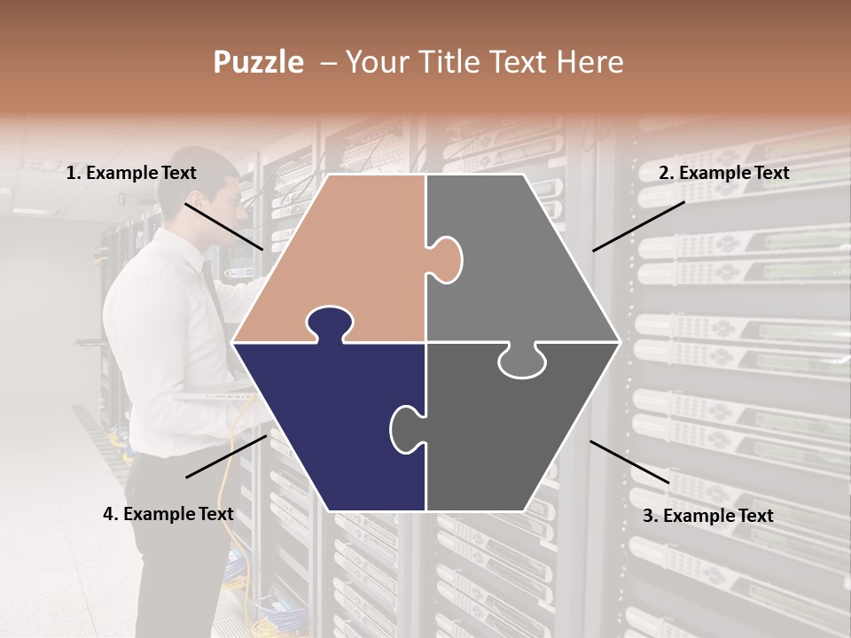 Male Digital Industry PowerPoint Template