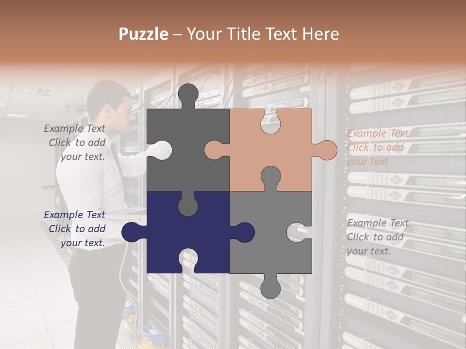 Male Digital Industry PowerPoint Template