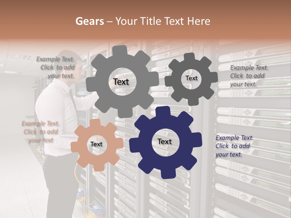 Male Digital Industry PowerPoint Template