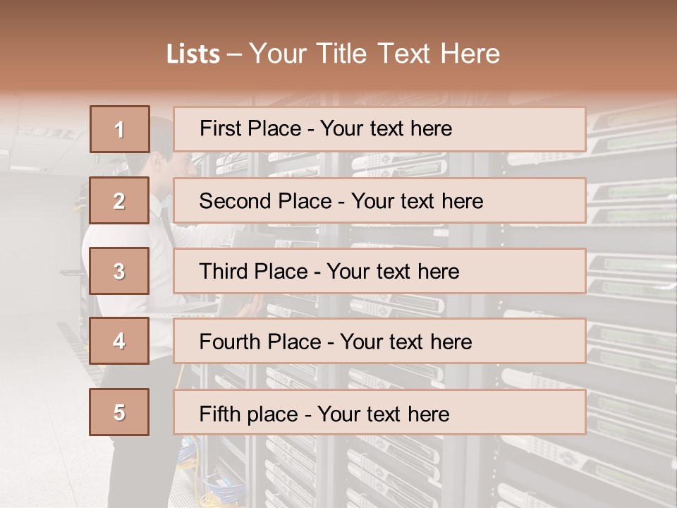 Male Digital Industry PowerPoint Template