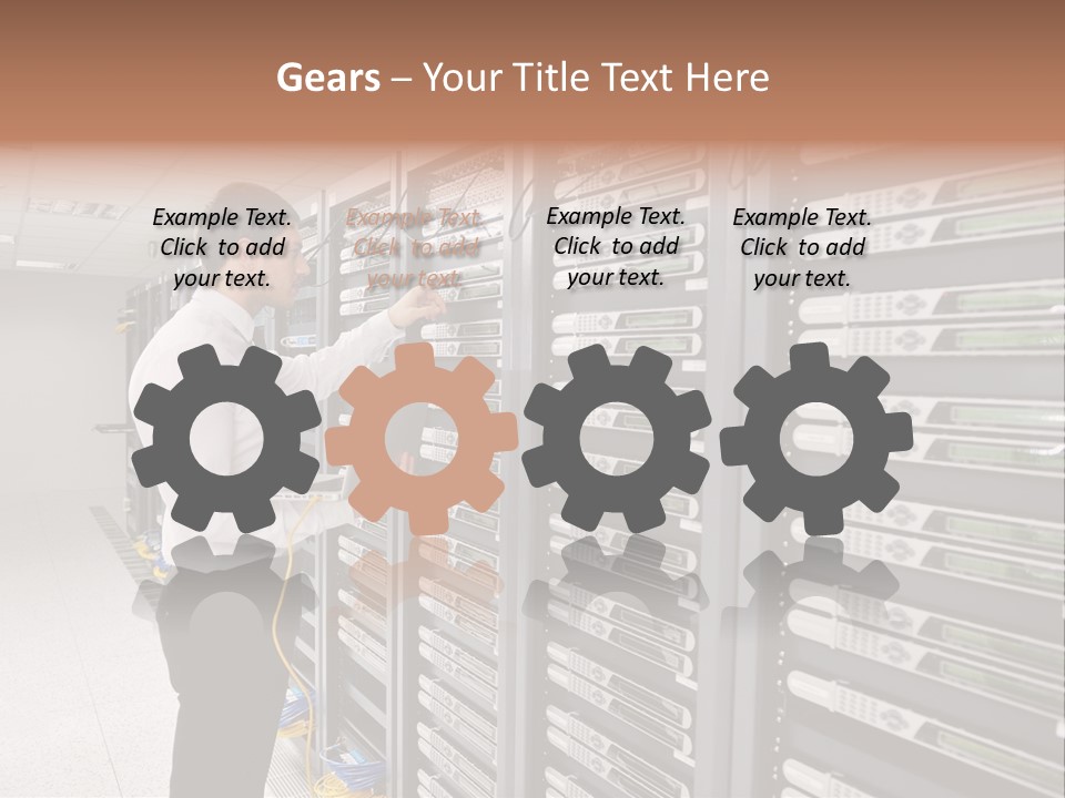 Male Digital Industry PowerPoint Template