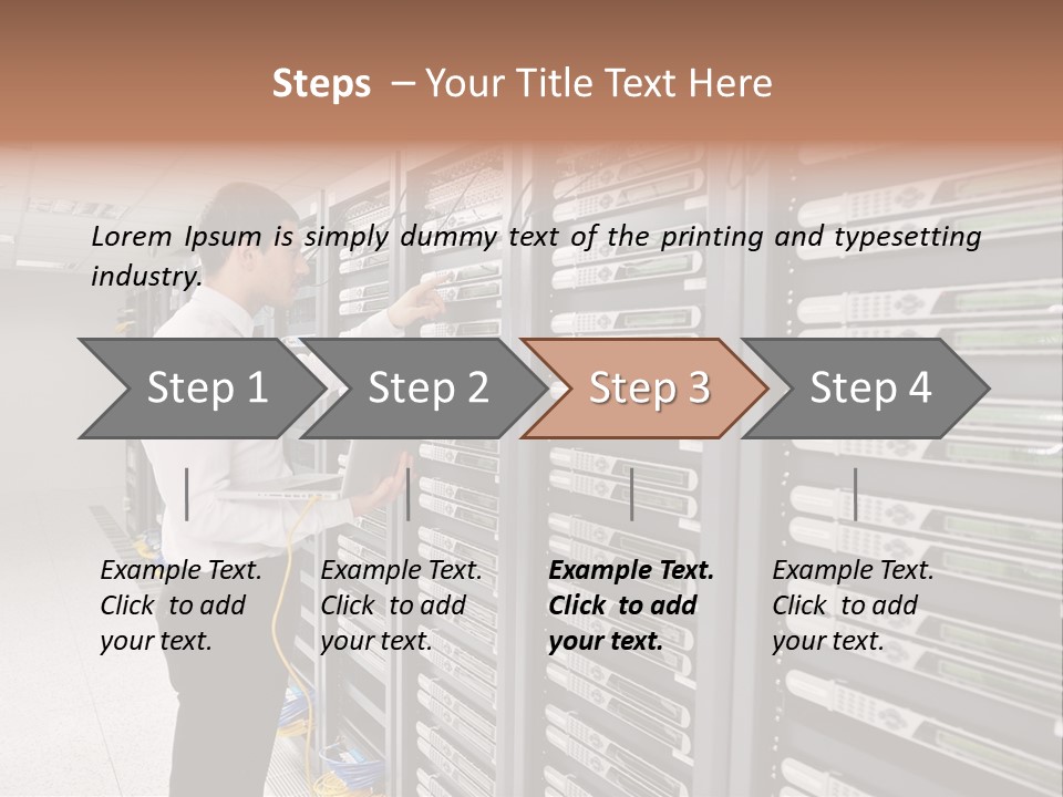 Male Digital Industry PowerPoint Template
