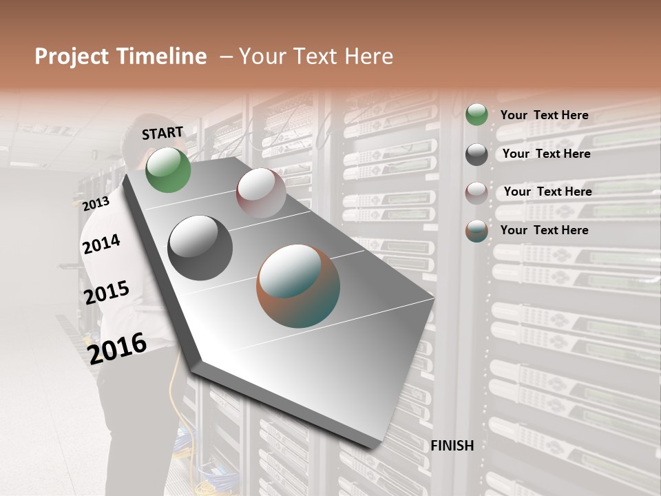 Male Digital Industry PowerPoint Template