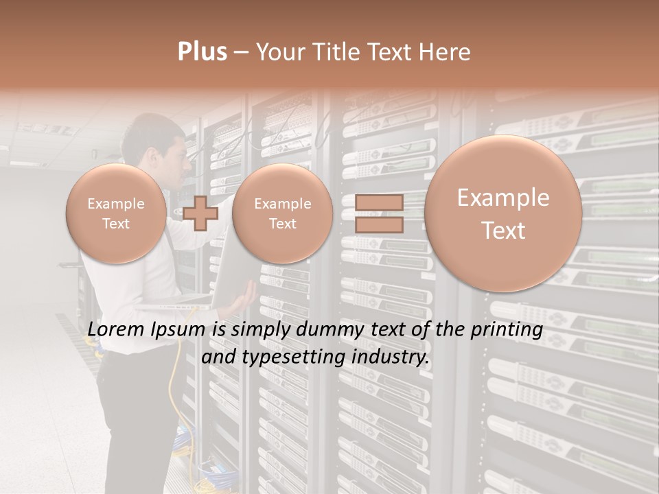 Male Digital Industry PowerPoint Template