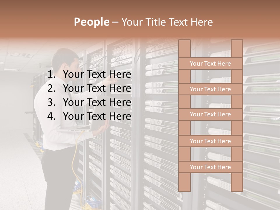Male Digital Industry PowerPoint Template