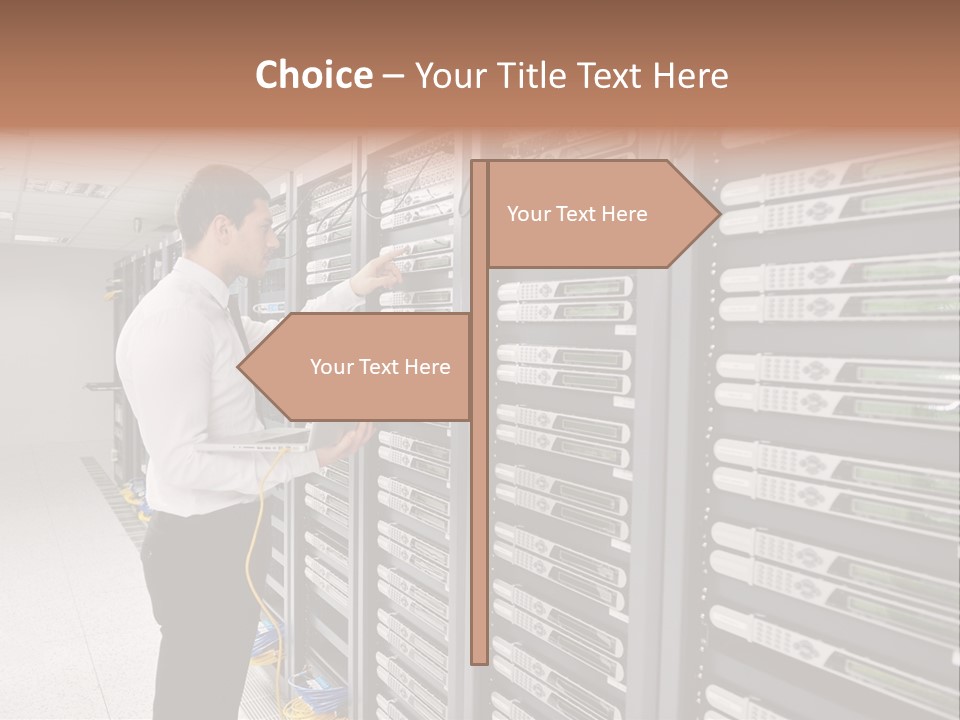 Male Digital Industry PowerPoint Template