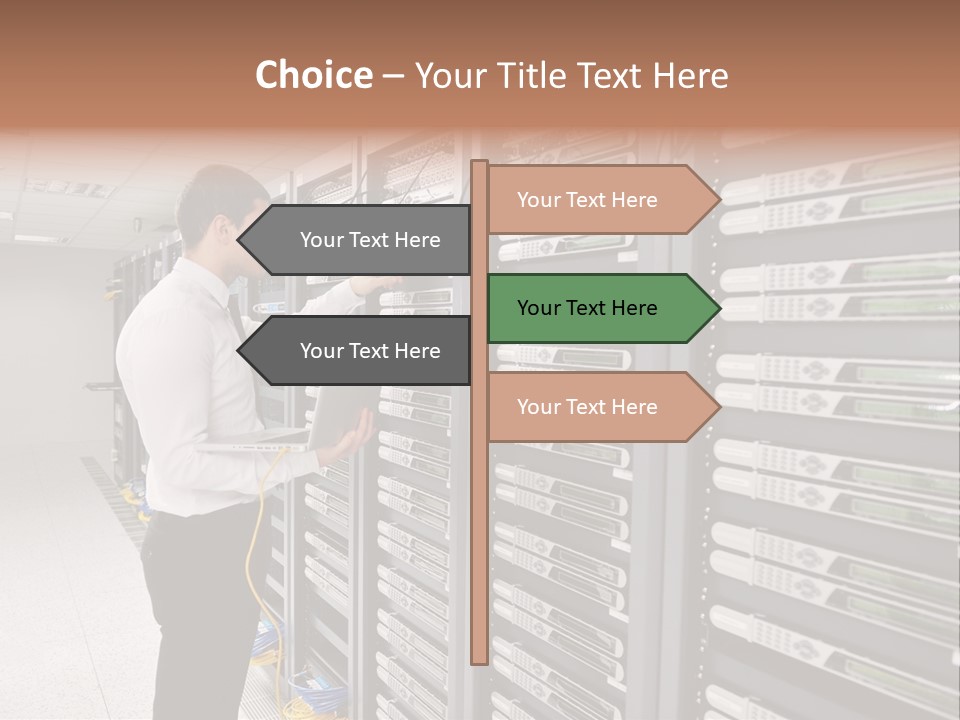 Male Digital Industry PowerPoint Template
