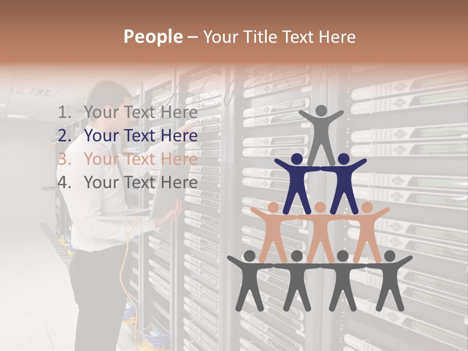 Male Digital Industry PowerPoint Template