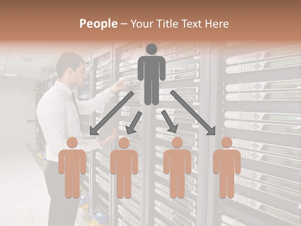 Male Digital Industry PowerPoint Template