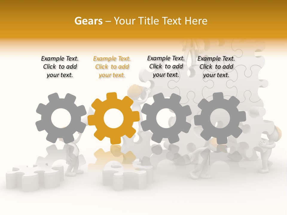 Cooperation Challenge Growth PowerPoint Template