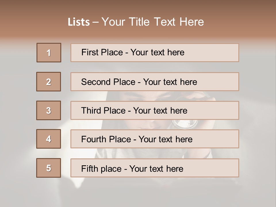 Youth Bedroom Relaxation PowerPoint Template