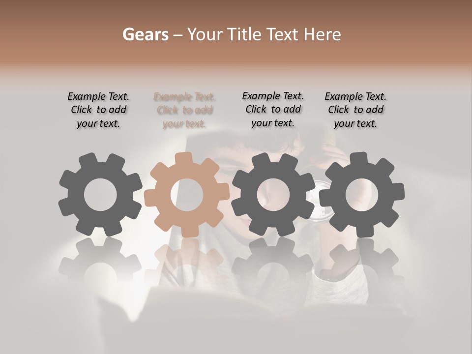 Youth Bedroom Relaxation PowerPoint Template