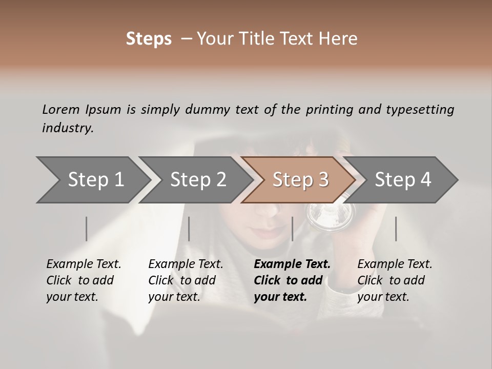 Youth Bedroom Relaxation PowerPoint Template