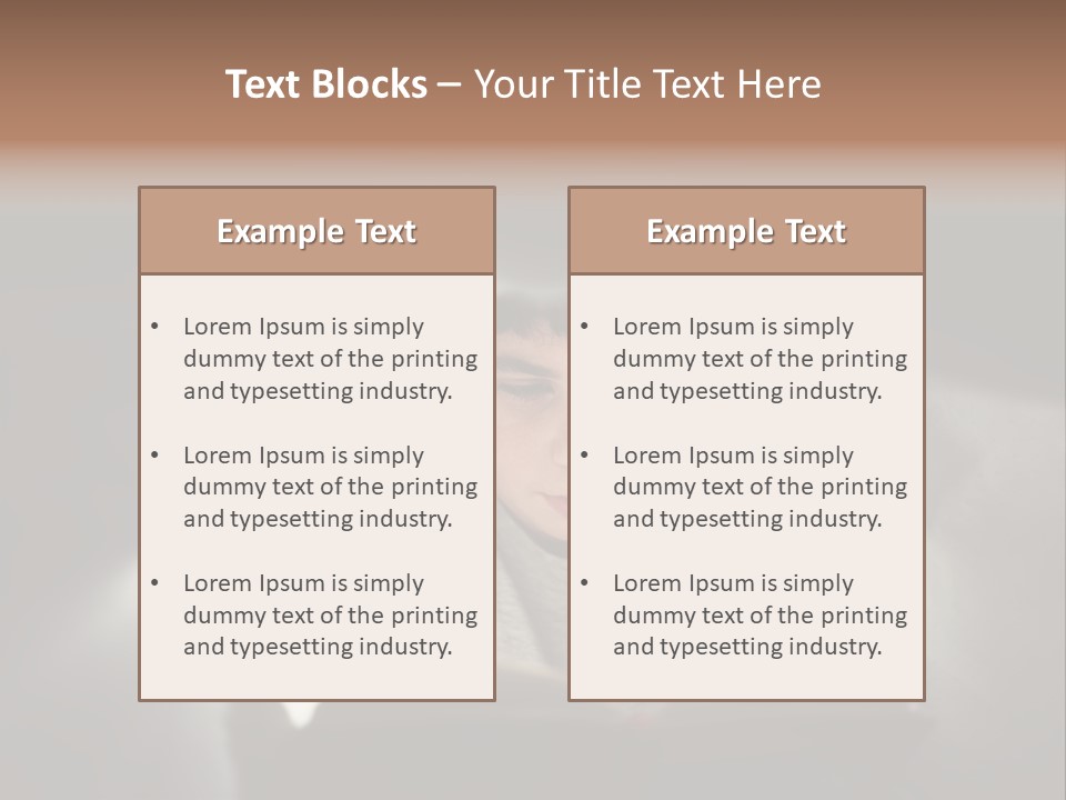 Youth Bedroom Relaxation PowerPoint Template