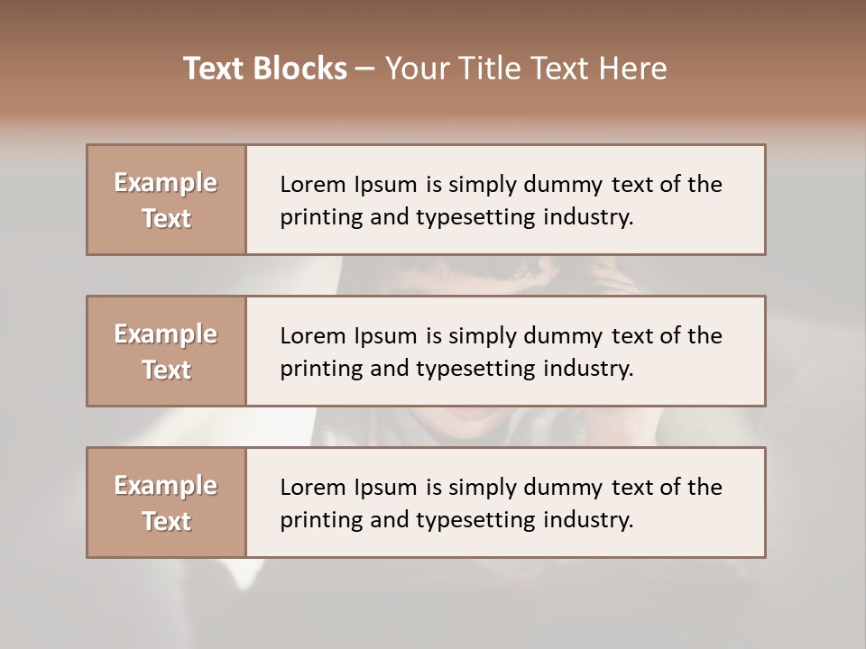 Youth Bedroom Relaxation PowerPoint Template
