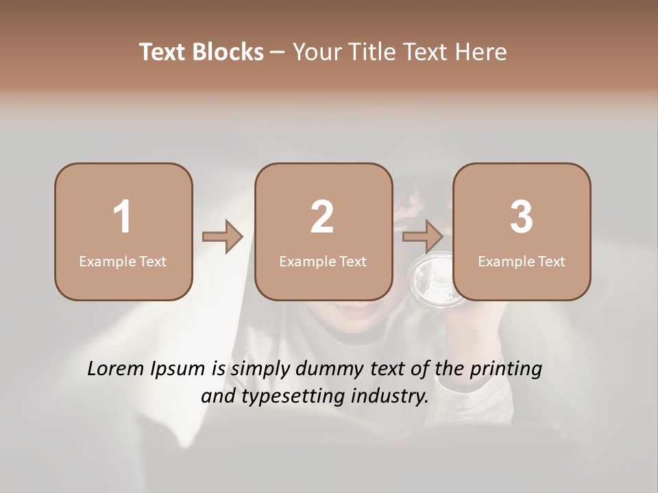 Youth Bedroom Relaxation PowerPoint Template