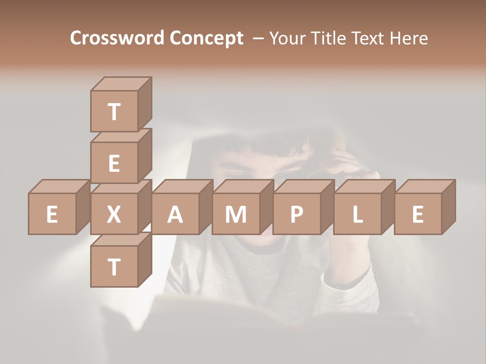 Youth Bedroom Relaxation PowerPoint Template