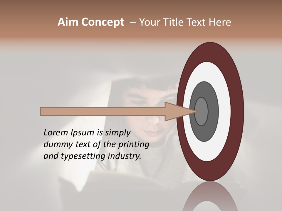 Youth Bedroom Relaxation PowerPoint Template