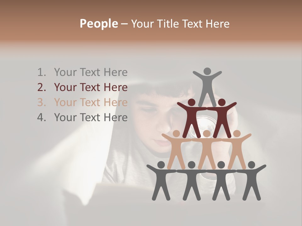 Youth Bedroom Relaxation PowerPoint Template