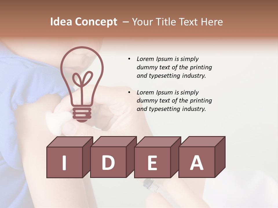 Boy People Pain PowerPoint Template