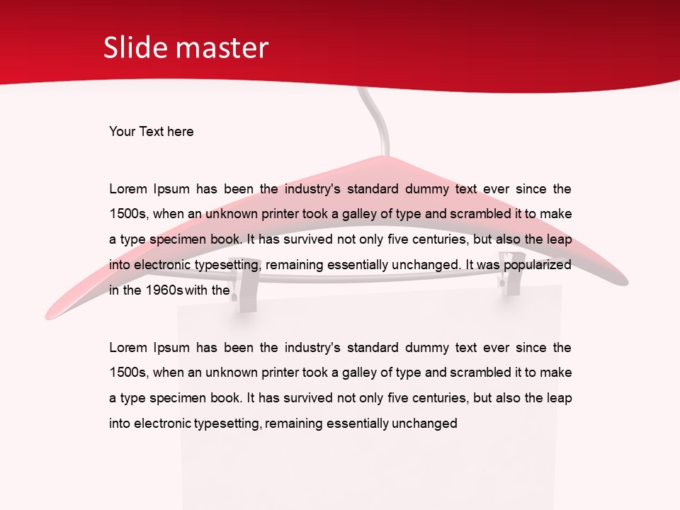 Message Promotion Fashion PowerPoint Template