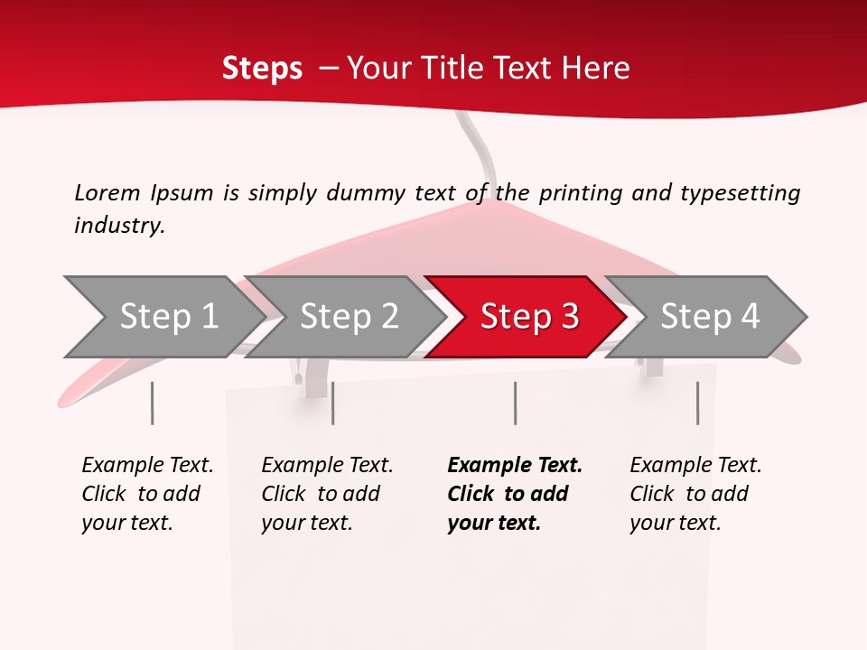 Message Promotion Fashion PowerPoint Template