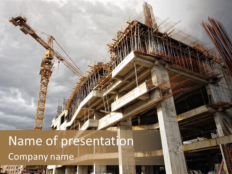 City Build Project PowerPoint Template