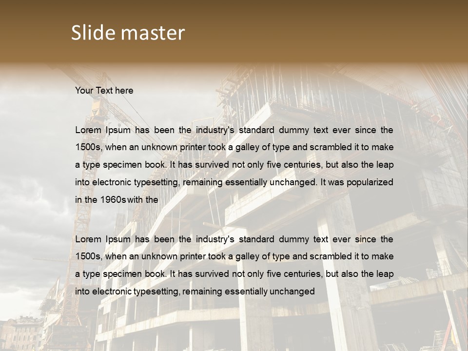 City Build Project PowerPoint Template