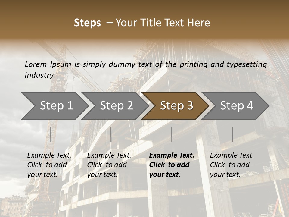 City Build Project PowerPoint Template