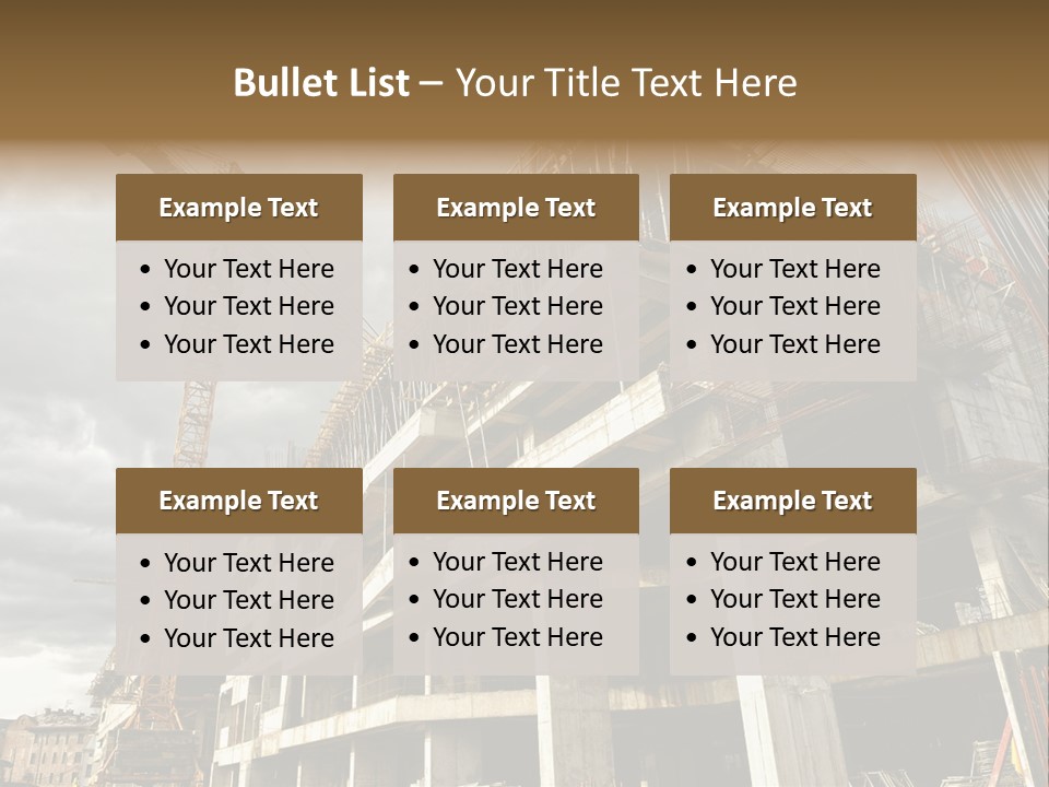 City Build Project PowerPoint Template