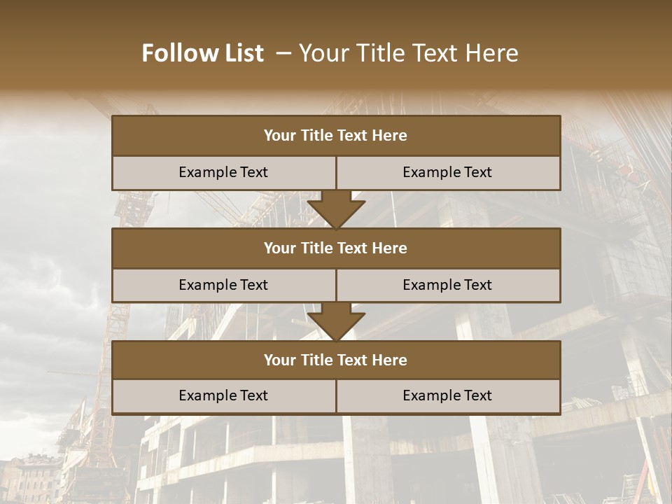 City Build Project PowerPoint Template