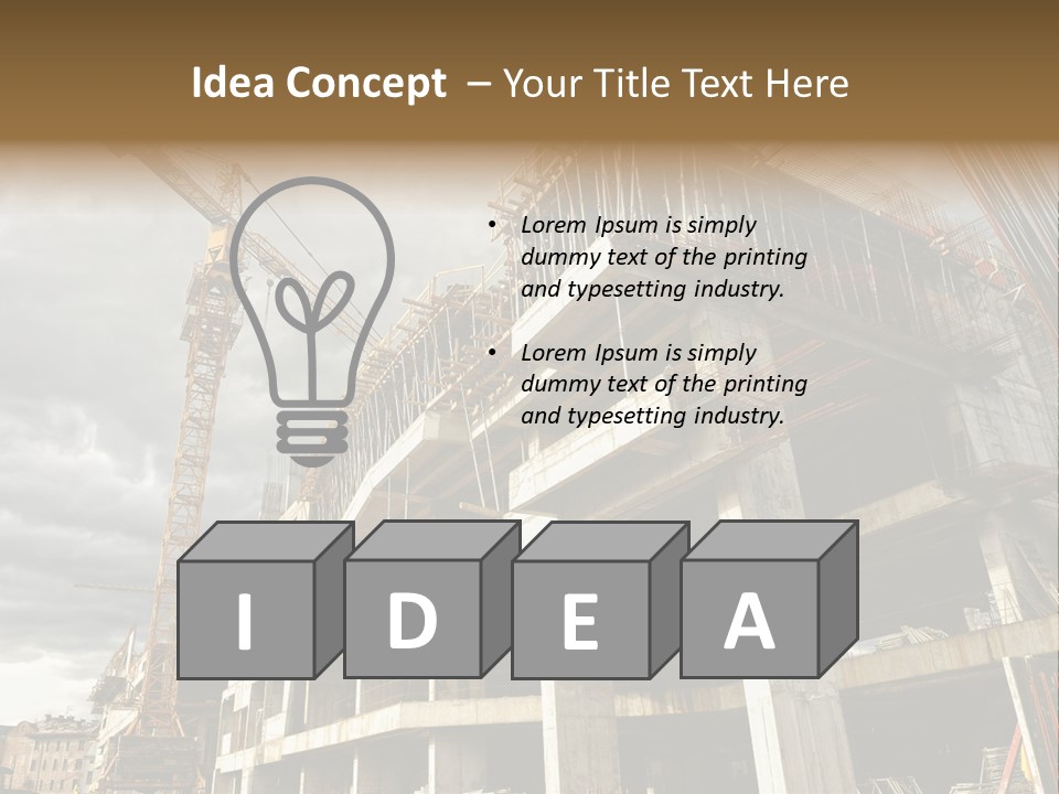 City Build Project PowerPoint Template