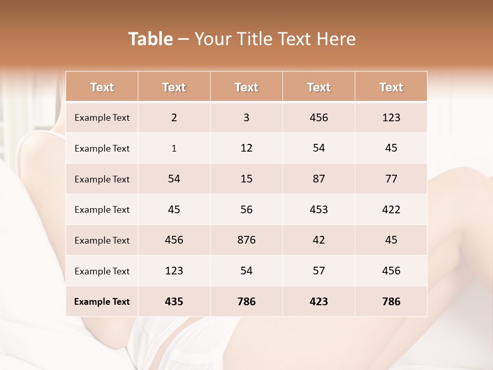 Attractive Beauty Fresh PowerPoint Template