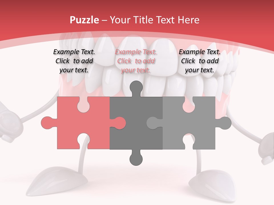 Humorous Illustration Dentistry PowerPoint Template