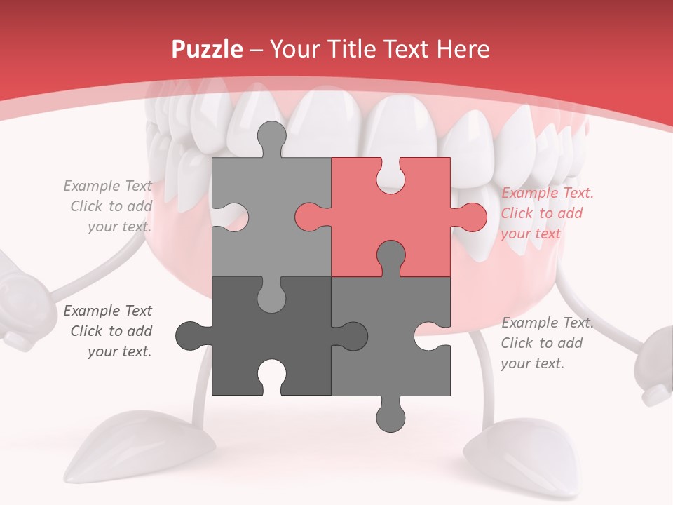 Humorous Illustration Dentistry PowerPoint Template