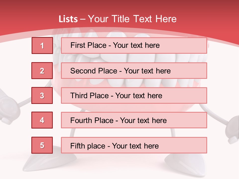Humorous Illustration Dentistry PowerPoint Template