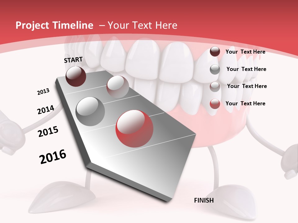 Humorous Illustration Dentistry PowerPoint Template