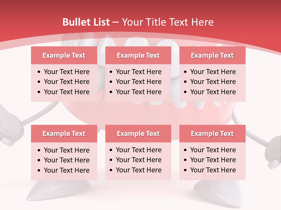 Humorous Illustration Dentistry PowerPoint Template