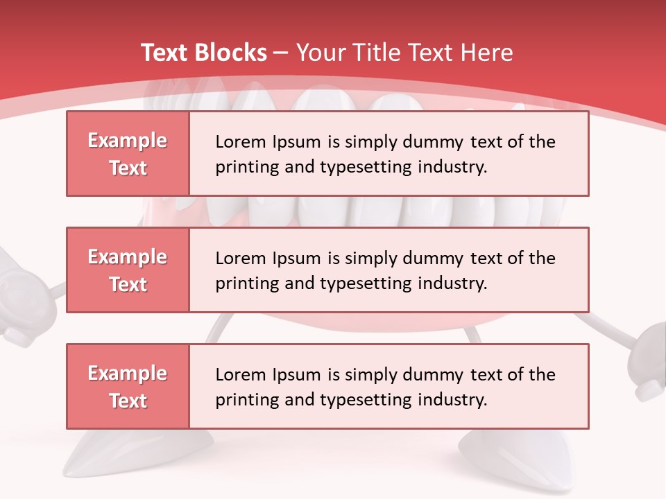 Humorous Illustration Dentistry PowerPoint Template