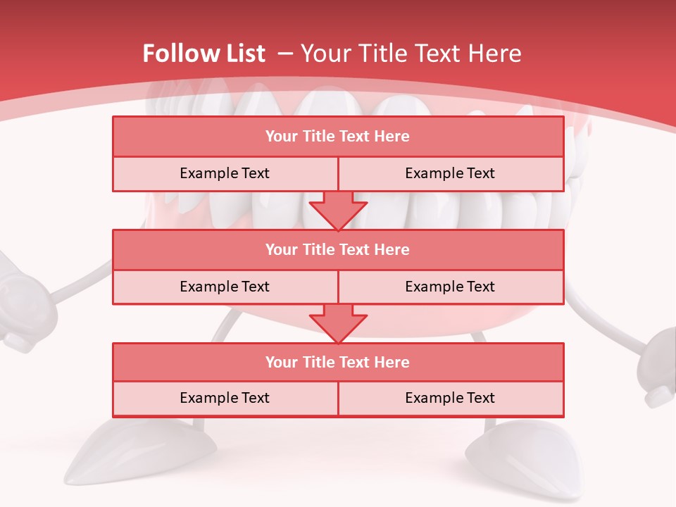 Humorous Illustration Dentistry PowerPoint Template
