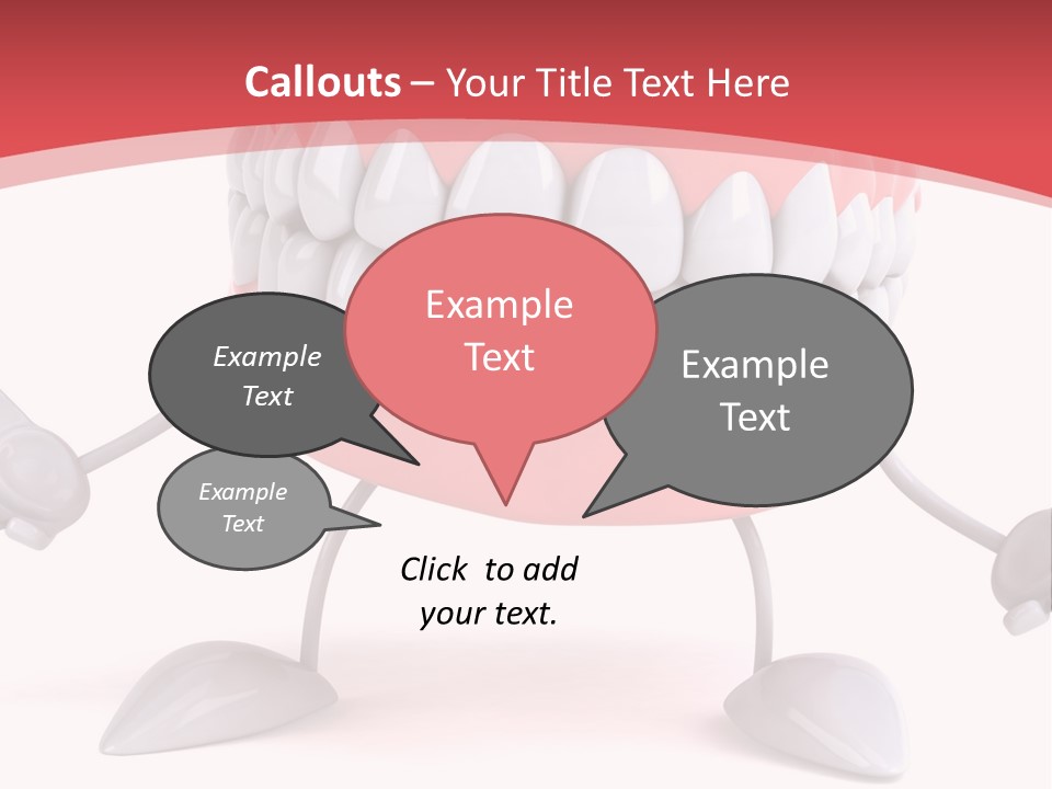 Humorous Illustration Dentistry PowerPoint Template