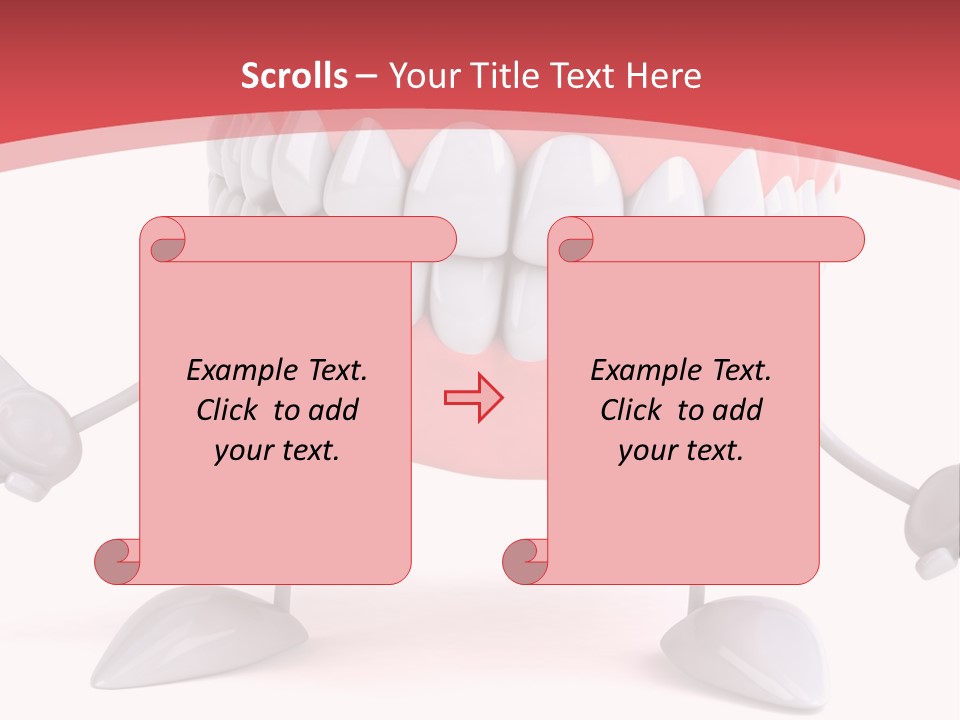 Humorous Illustration Dentistry PowerPoint Template