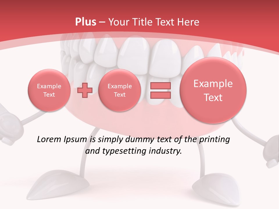 Humorous Illustration Dentistry PowerPoint Template