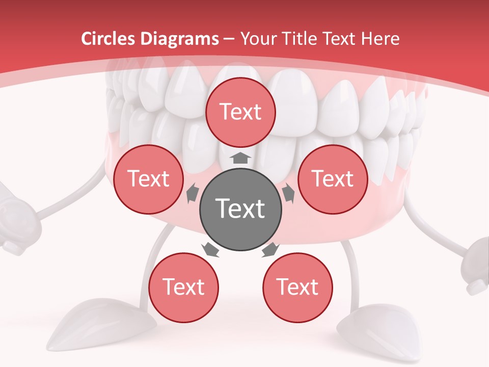 Humorous Illustration Dentistry PowerPoint Template
