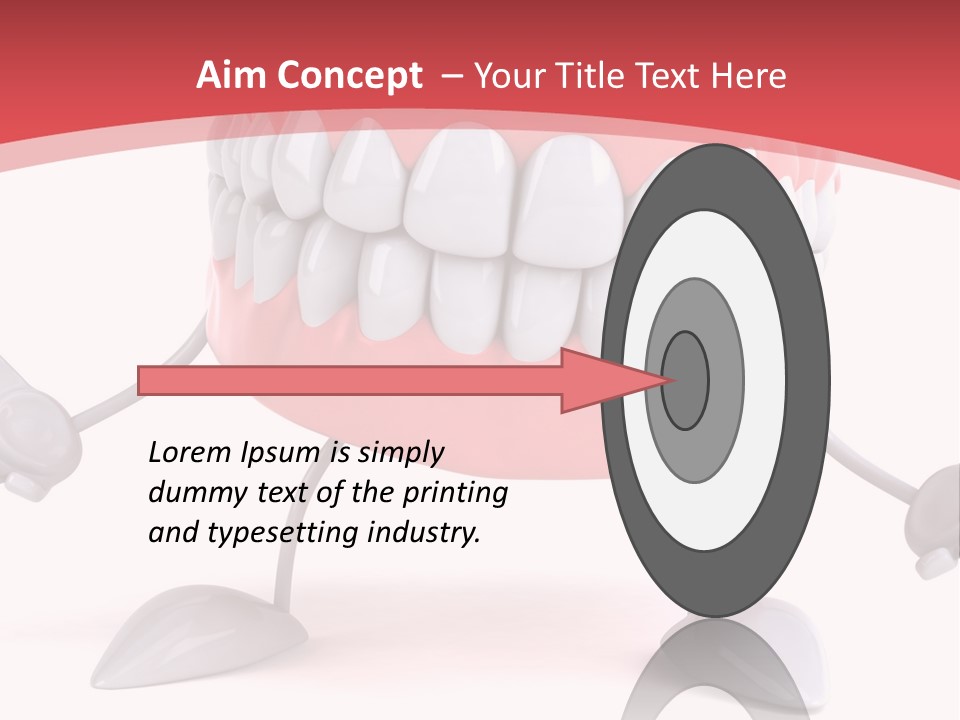 Humorous Illustration Dentistry PowerPoint Template