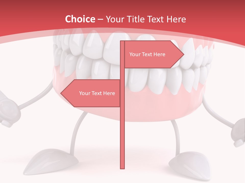 Humorous Illustration Dentistry PowerPoint Template