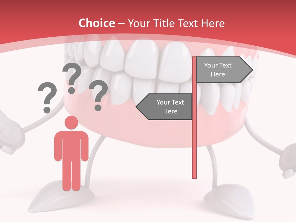 Humorous Illustration Dentistry PowerPoint Template