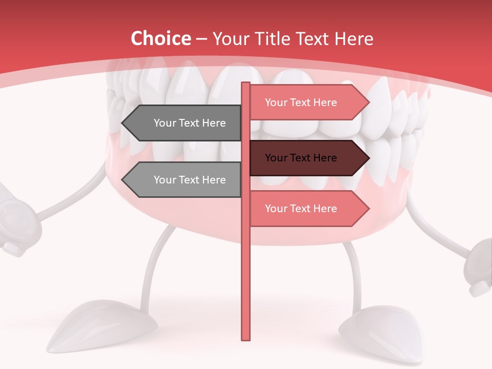 Humorous Illustration Dentistry PowerPoint Template
