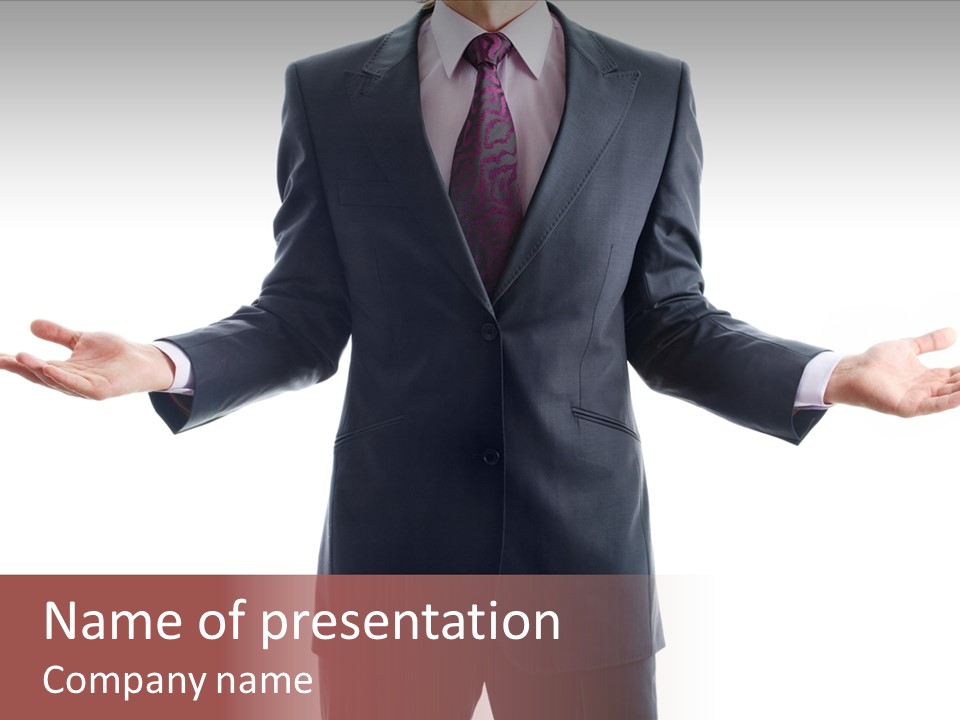 Friendly Worker People PowerPoint Template