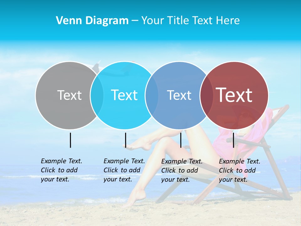 Sky Sea Woman PowerPoint Template